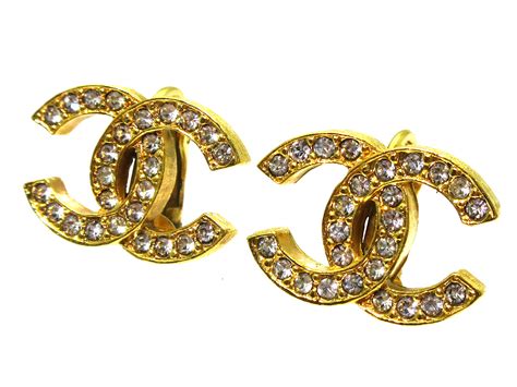 chanel logo earrings price uk|authentic Chanel cc logo earrings.